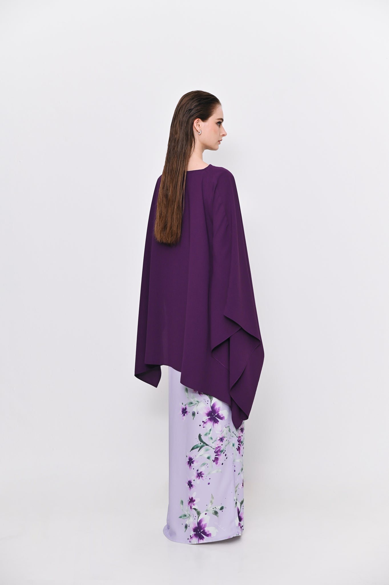 Inessa kaftan set in purple